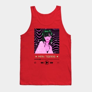 Anime Girl Man Tears Tank Top